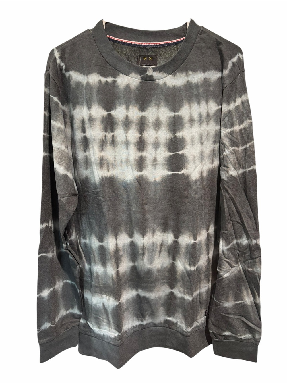 Navy Yard Tie Dye Sweatshirt Size Large Gray Crewneck Pullover
